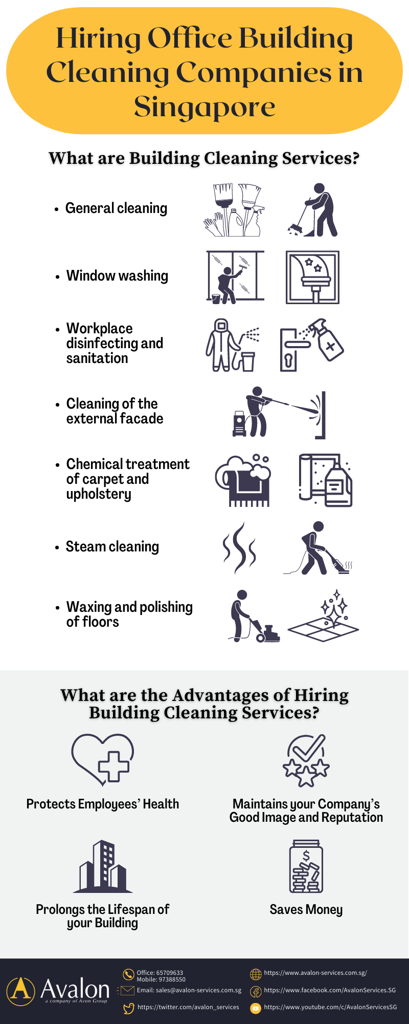 Hiring Office Building Cleaning Companies in Singapore
