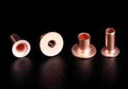 Hollow Rivet Small Diameter Tubular Rivet Fastener Copper Plated