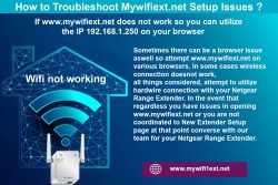 How to Troubleshoot Mywifiext.net Setup Issues ?