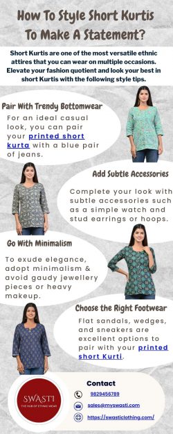 How To Style Short Kurtis To Make A Statement?