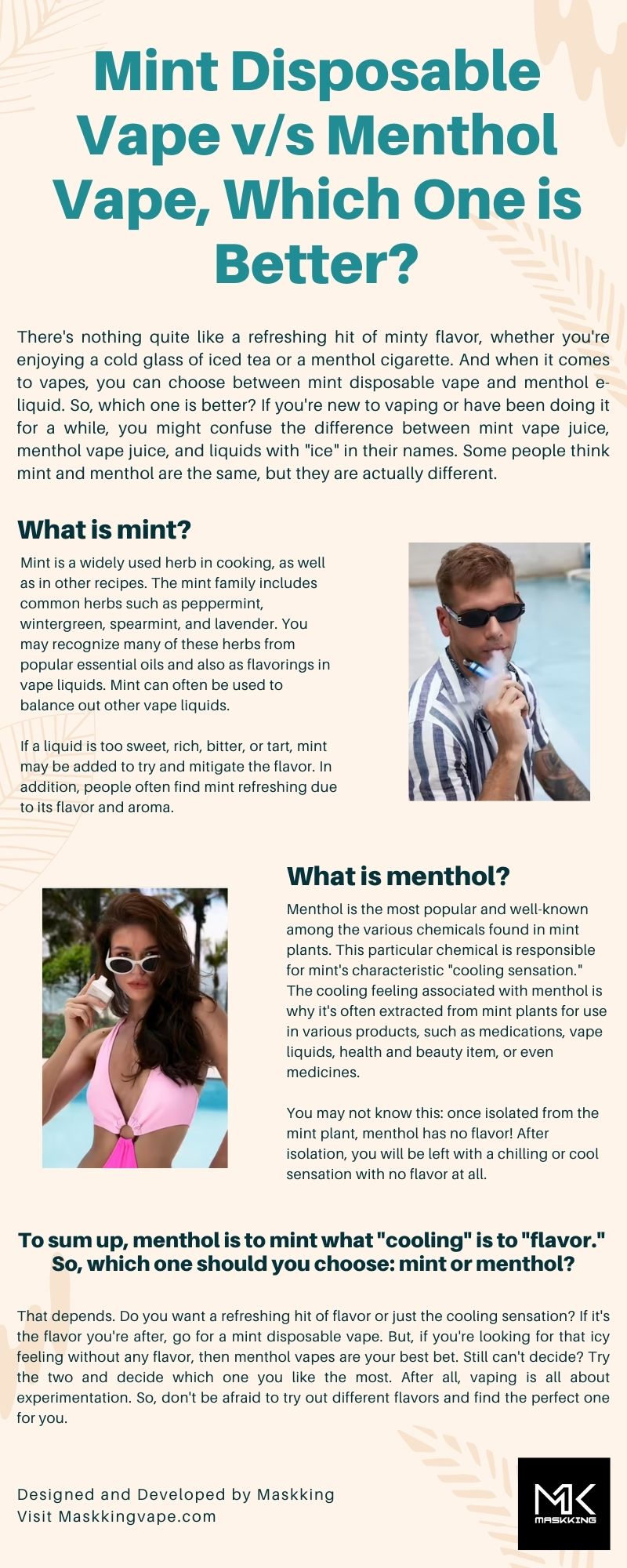 Mint Disposable Vape v/s Menthol Vape, Which One is Better? Social