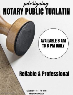 Notary Public Tualatin