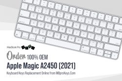 Order 100% OEM Apple Magic A2450 (2021) Keyboard Key Online with MBProKeys.com