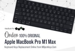 Order 100% Original Apple MacBook Pro M1 Max Keyboard Keys Replacement Online from MBproKeys.Com