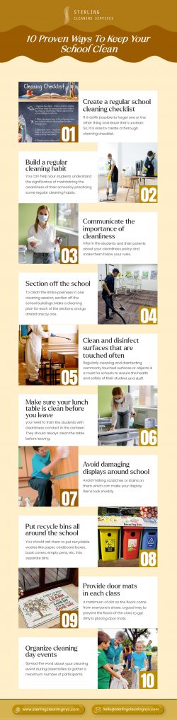 10 Proven Ways to keep your school clean