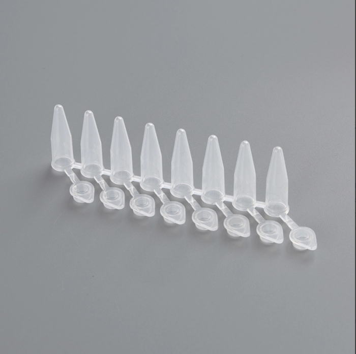 0.2ml PCR Octet Tubes – With Caps，100 pieces for sale