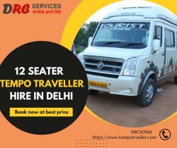 12 Seater Tempo Traveller Hire in Delhi