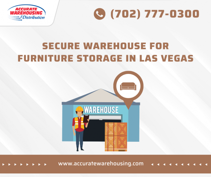 Secure Warehouse for Furniture Storage in Las Vegas