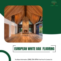 Engineered European white oak flooring