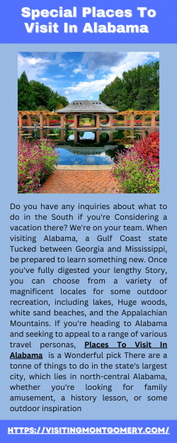 Special Places To Visit In Alabama