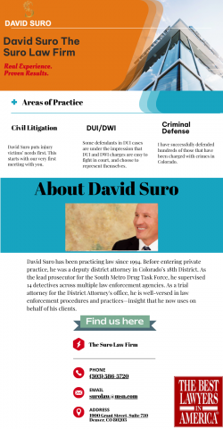 David Suro The Suro Law Firm Infographic