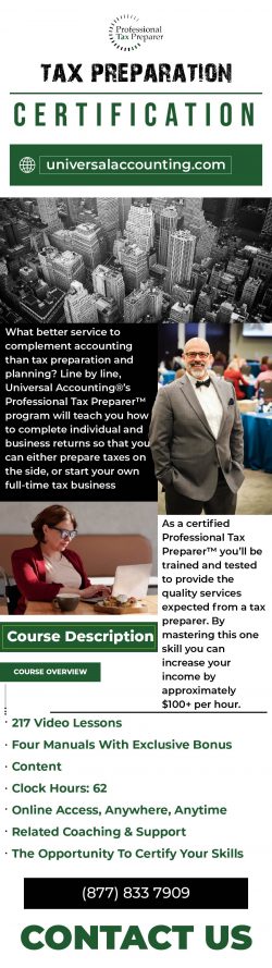 Get Certified in Tax Preparation and Advance Your Career