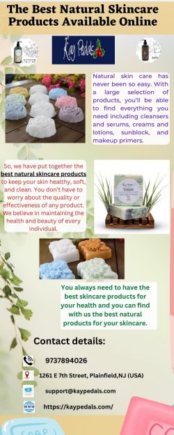 The Best Natural Skincare Products Available Onilne