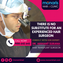 There is no substitute for an experienced hair surgeon