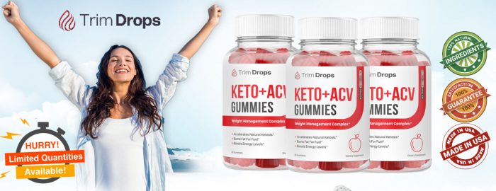 Trim Drops Keto ACV Gummies Helpful For Weight And Fat Loss, Boosts Metabolism, Support Immunity ...