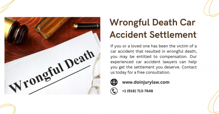 Wrongful Death Car Accident Settlement