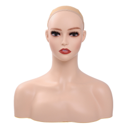 Elsa – White Realistic Mannequin Head Displaying Wig Jewelry Accessories
