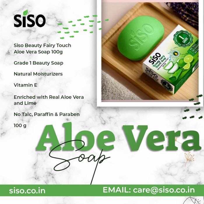 Want to buy an aloe vera soap online? Visit our website Siso to buy!