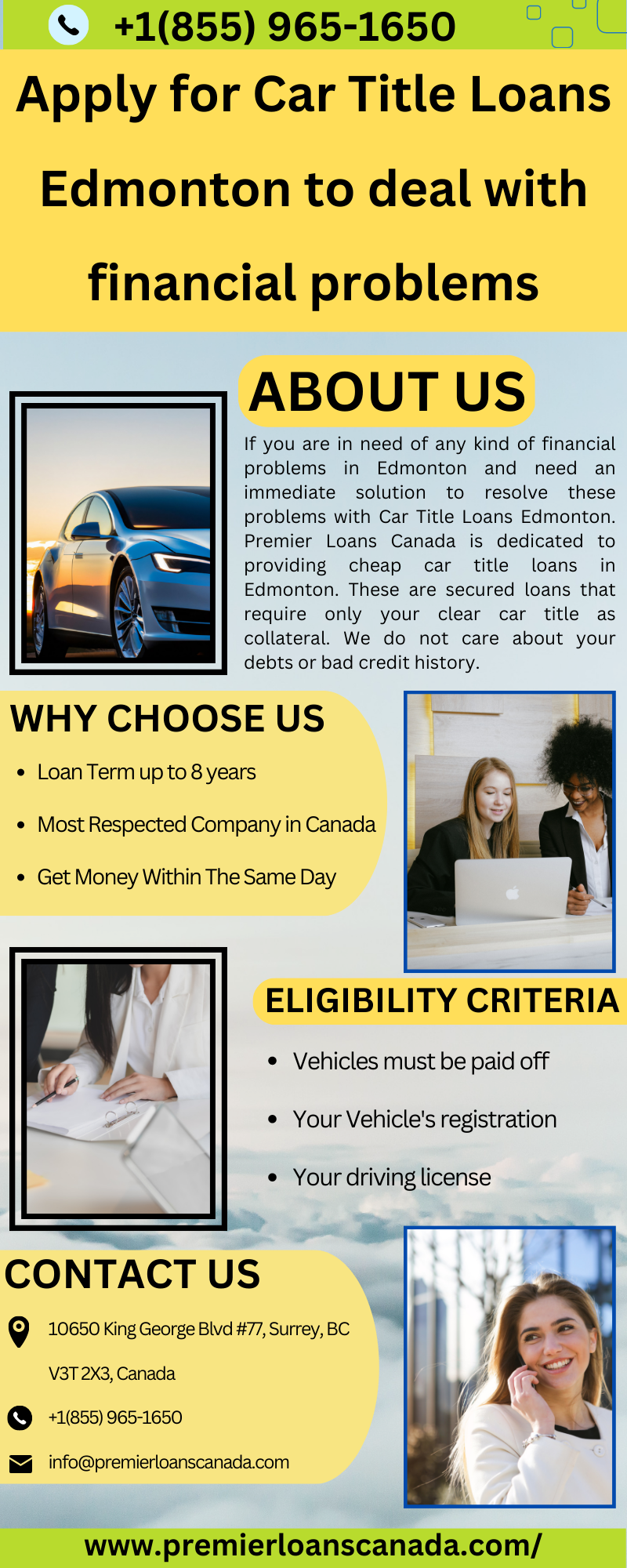Apply for Car Title Loans Edmonton to deal with financial problems