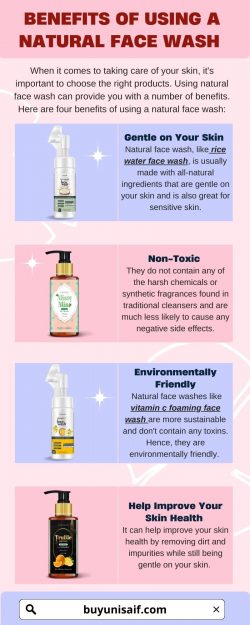Benefits of Using a Natural Face Wash