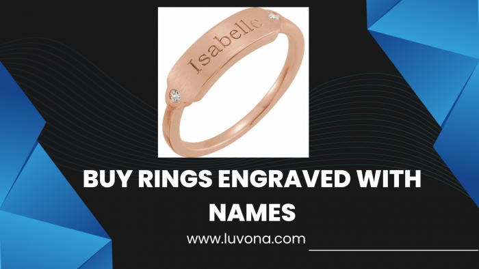 Buy Rings Engraved with Names