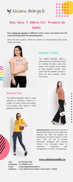 Buy Womens T Shirts Online in India