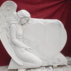 tombstone angel holding love