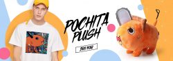 Pochita Plush – The Cute Devil Companion From the Chainsaw Man Anime Series