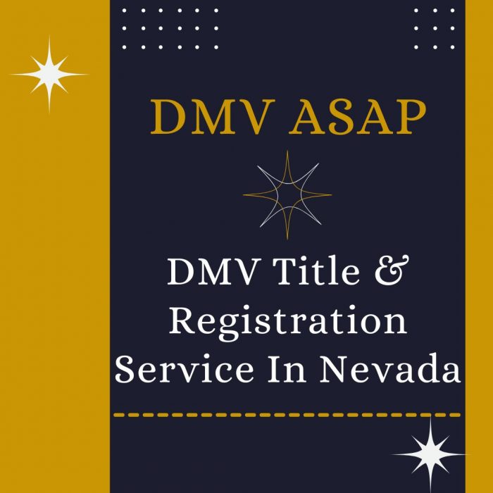 DMV ASAP – DMV Title & Registration Service In Nevada