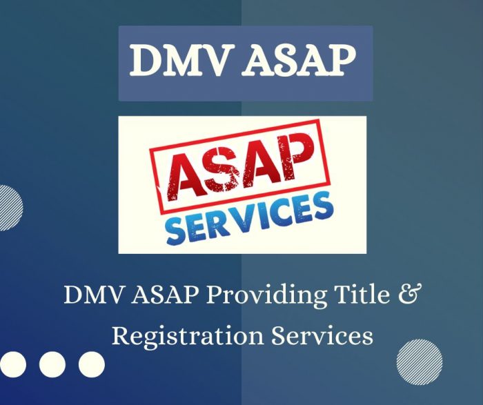 DMV ASAP Providing Title & Registration Services In Las Vegas