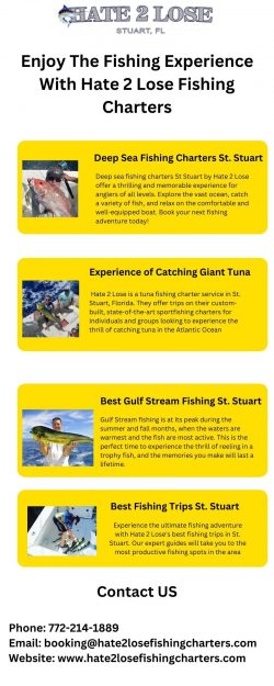 Enjoy The Fishing Experience With Hate 2 Lose Fishing Charters