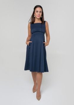 Checkout Maternity Blue Dress at the best price
