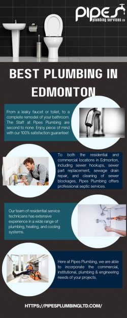 Meet The Pipes Plumbing Services Ltd For Any Types Of Plumbing Services in Edmonton