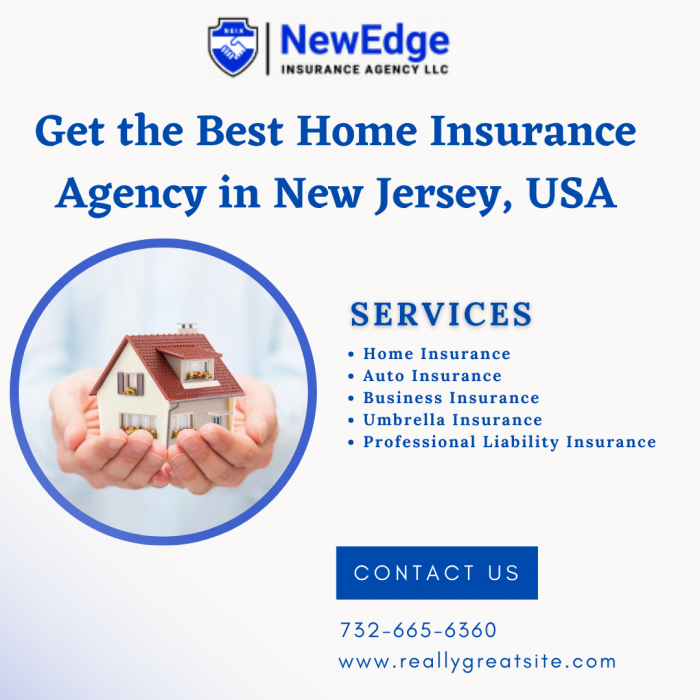 Find Home Insurance Agency in New Jersey, USA