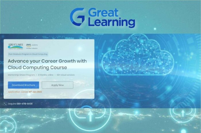 Post Graduate Program in Cloud Computing by Great Learning | Analytics Jobs Review