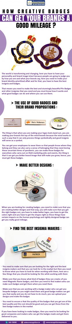 How Creative Badges Can Get Your Brands A Good Mileage?