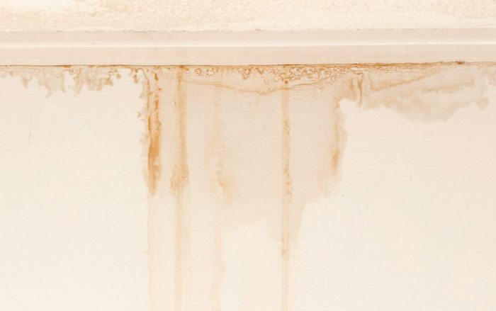Signs Of A Water Leak Behind The Walls