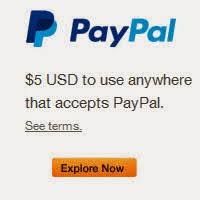 Free Paypal 5 Dollar