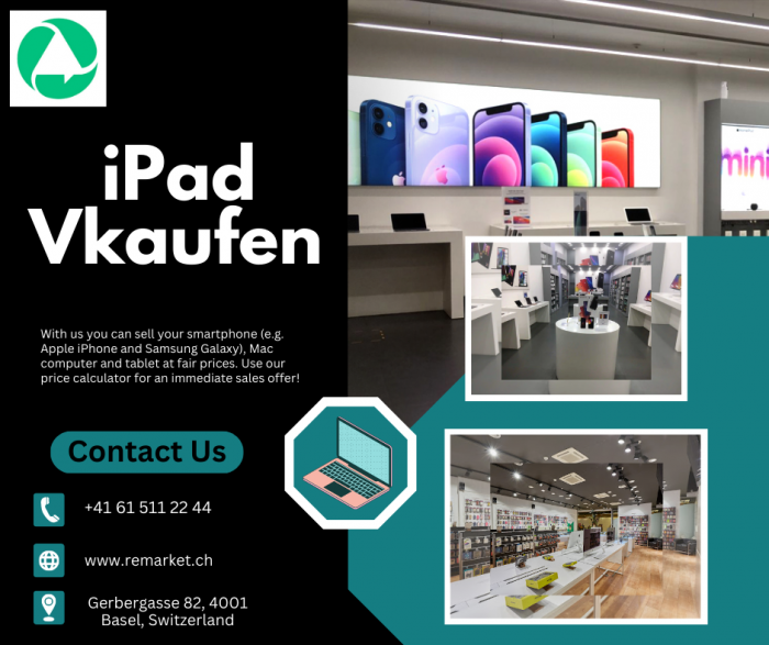 Find iPad Verkaufen Online – Remarket.ch