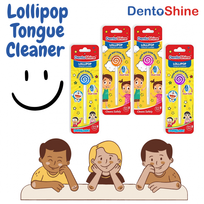 Lollipop Tongue Cleaner | Dento Shine