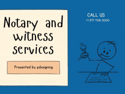 Notary and witness services