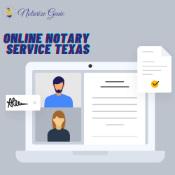 Online Notary Service Texas | Notarize Genie