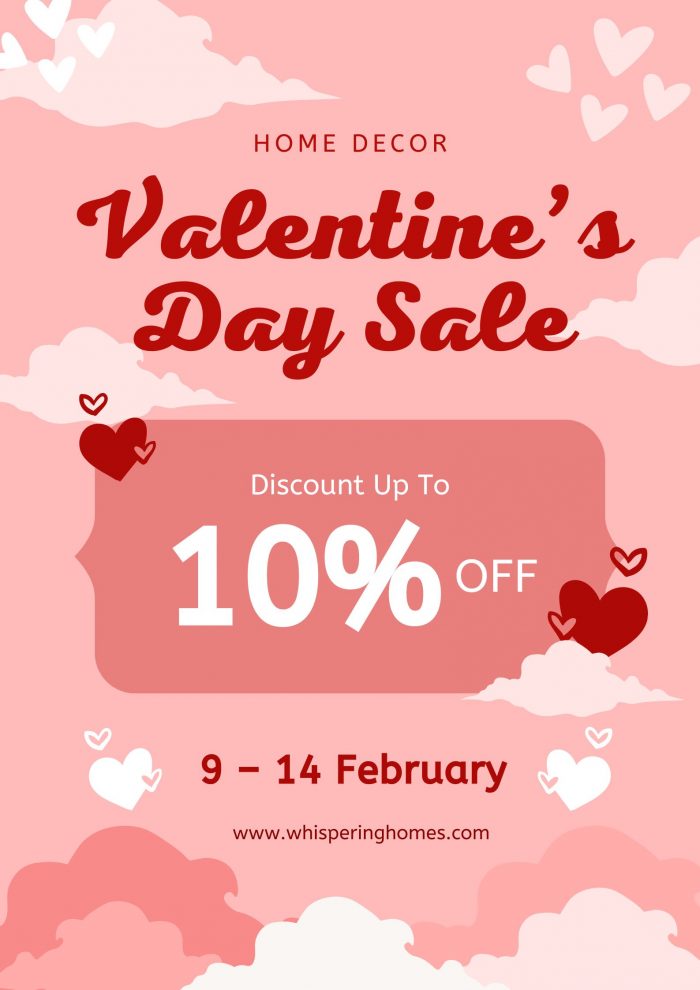 Buy Valentine’s Day Decor Sale Online India | Flat 10% OFF | Whispering Homes
