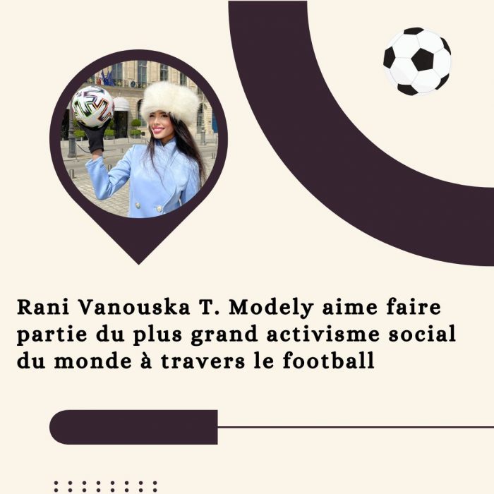 Rani Vanouska T. Modely aime faire partie du plus grand activisme social du monde à travers le f ...