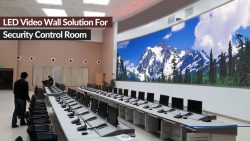 LED Video Wall Solution For Security Control Room