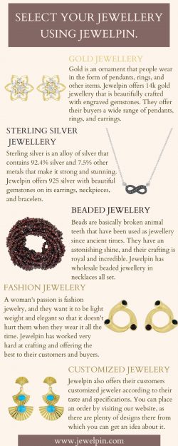Select your silver Gemstone jewelry using Jewelpin.