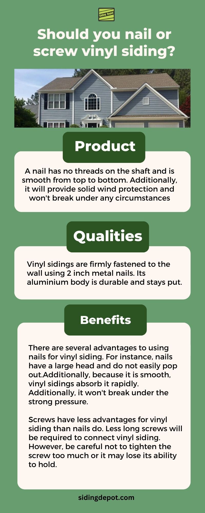 Should you nail or screw vinyl siding? Social Social Social Social