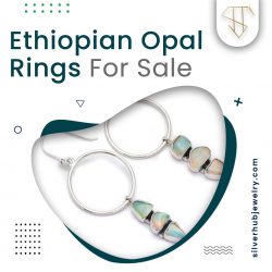 Ensure highest quality Ethiopian opal engagement ring from Silverhub Jewelry!