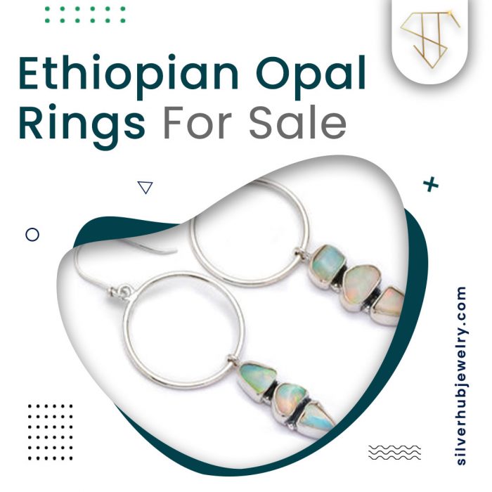 Ensure highest quality Ethiopian opal rings for sale from Silverhub Jewelry!