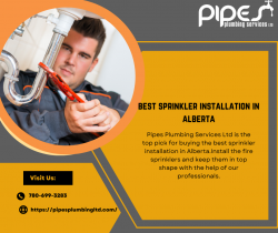 Best Sprinkler Installation in Alberta | Pipes Plumbing Ltd.